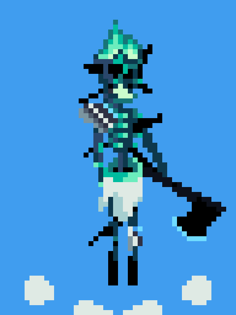 Ghost Skeleton 64x64
